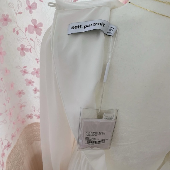 Self Portrait ruffled-bib flare mini dress - Picture 10 of 10